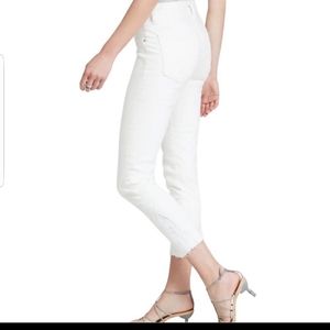 Guc MOUSSY VINTAGE Mv Burnside Skinny Jeans size 30 in White